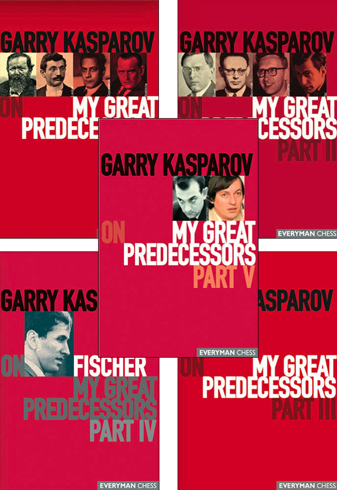 My Great Predecessors Parts 1 to 5 - Garry Kasparov (5 books)