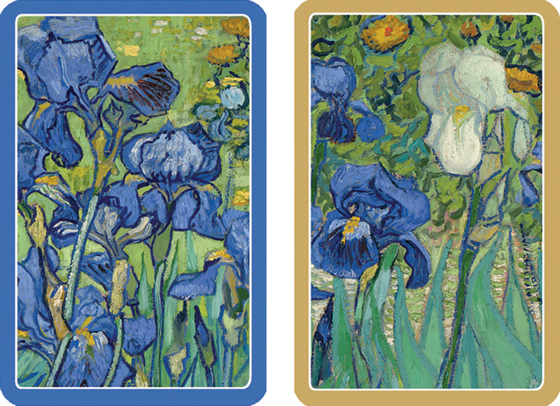 Caspari Double Deck Playing Cards - Van Gogh Irises