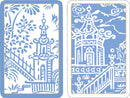Caspari Double Deck Playing Cards - Pagoda Toile