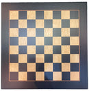 The Queen's Gambit Black Dyed Poplar and Ash Root Chess Board