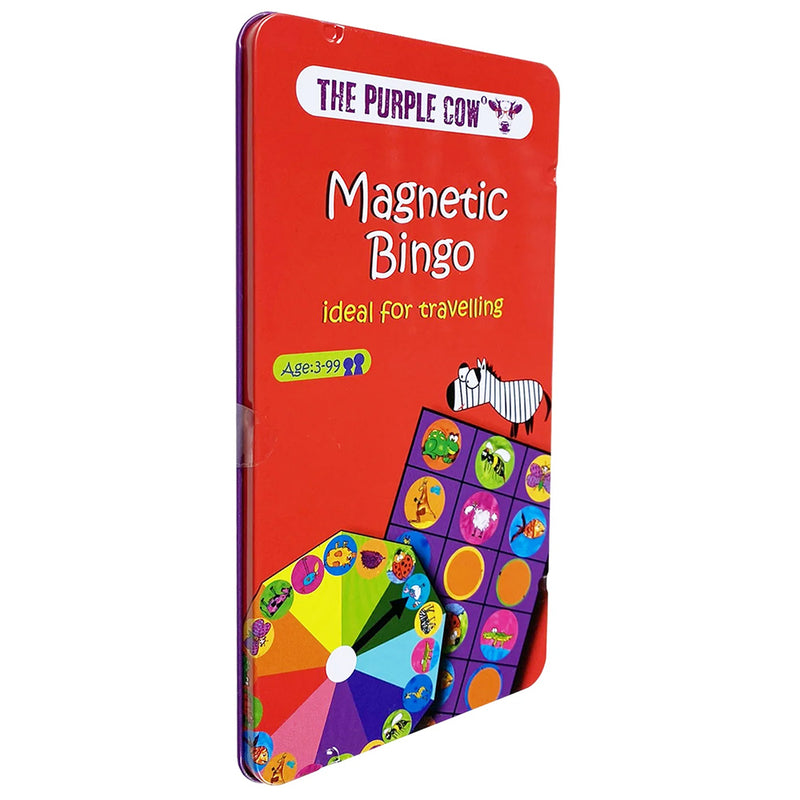 The Purple Cow Animal Bingo Magnetic Travel Game