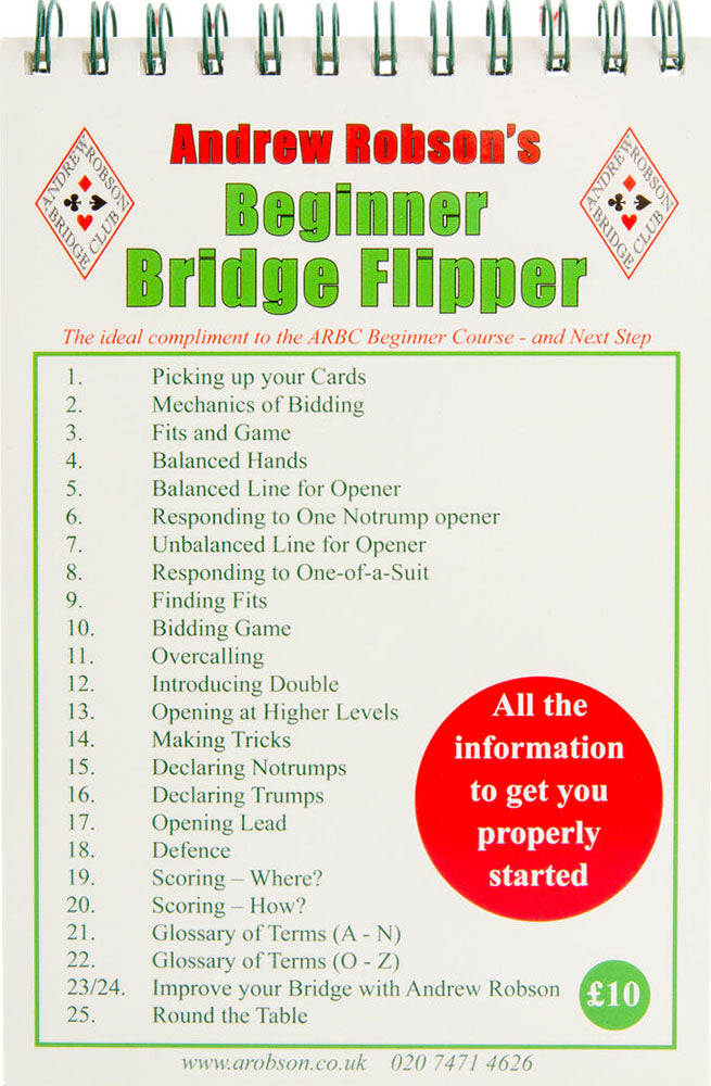 Andrew Robson's Beginner Bridge Flipper