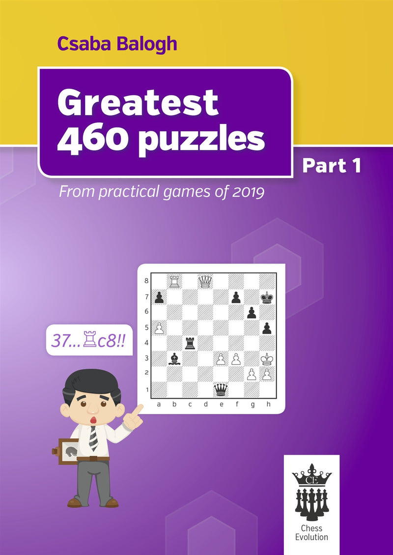 Greatest 460 Puzzles Part 1: From Practical Games of 2019 - Csaba Balogh