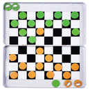 The Purple Cow Checkers Magnetic Travel Game