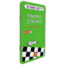 The Purple Cow Checkers Magnetic Travel Game