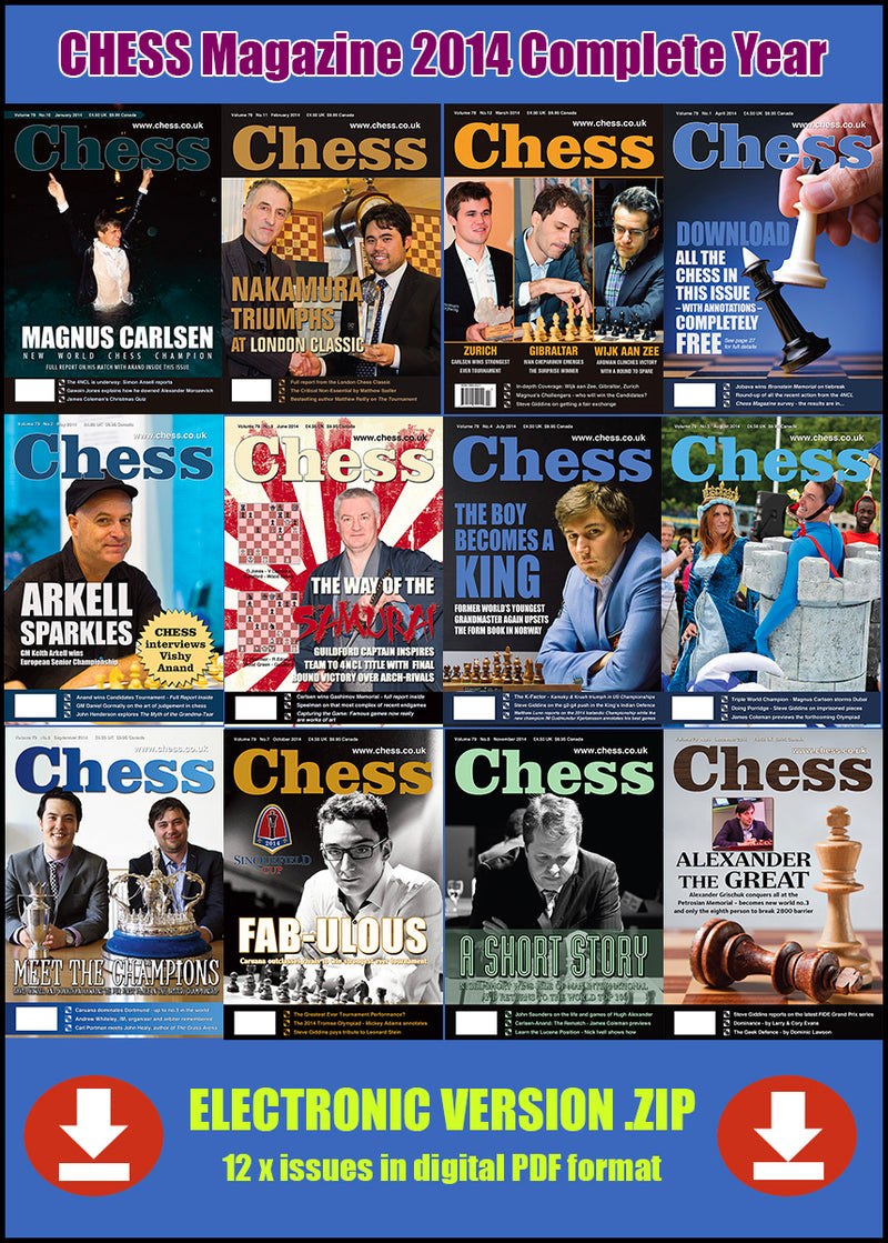 CHESS Magazine - 2014 Complete Year (All 12 issues) [DIGITAL VERSION]