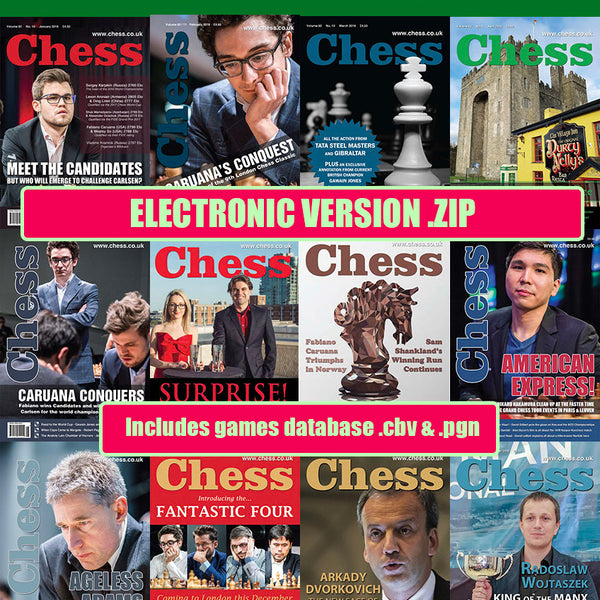 August 2018 ~ Chess Magazine Black and White