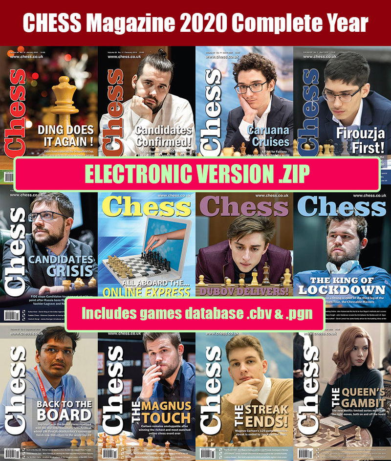 Chess Magazine Examples CHESS Magazine - 2020 Complete Year (All 12 issues)