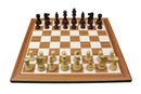 Classic Staunton 3.75" King Antiqued Chess Set (Board & Pieces)