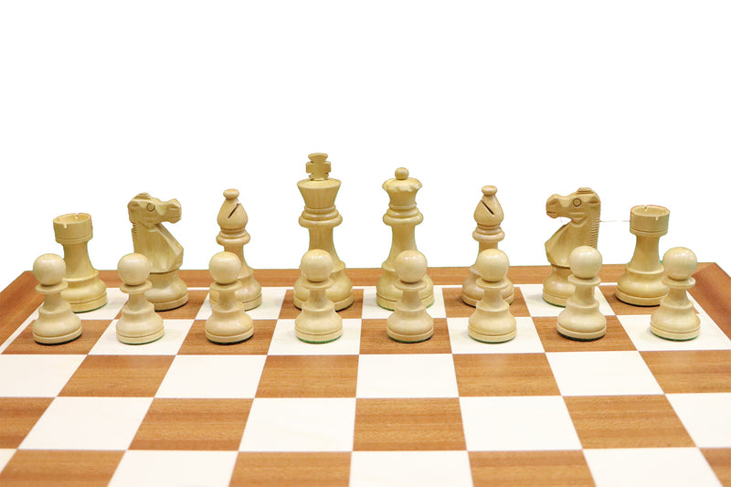 Classic Staunton Ebonised Chess Pieces 3.75" King