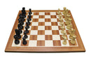 Classic Staunton 3.75" King Ebonised Chess Set (Board & Pieces)