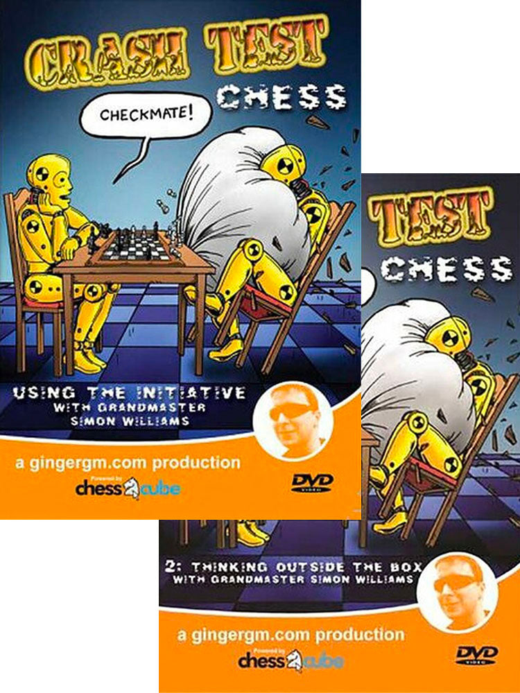 Crash Test Chess Part 1 and 2 with GM Simon Williams (2 DVDs)