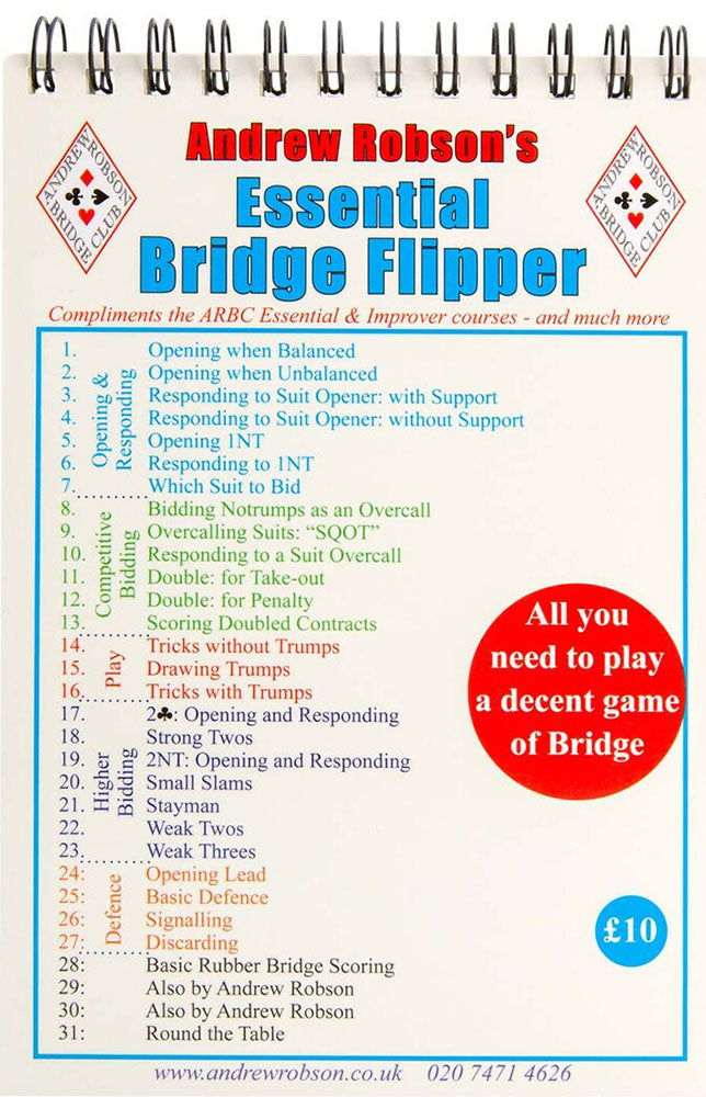 Andrew Robson's Essential Bridge Flipper