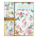 Caspari Bridge Gift Set - Hummingbird Trellis