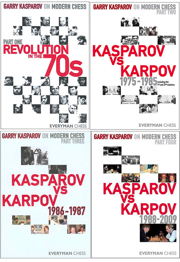 Garry Kasparov on Modern Chess Parts 1 to 4 (4 Books)