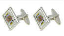 King Playing Card Cufflinks