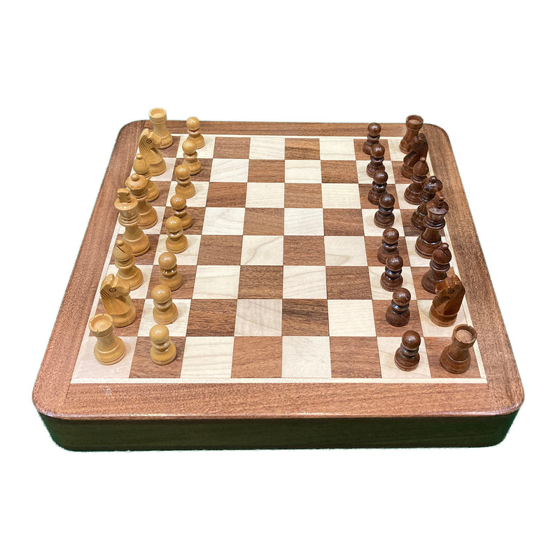 Luxury Push-Draw Magnetic Chess Set