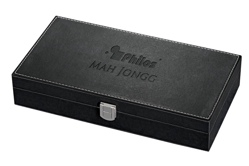 Mini Mah Jong Set in Leatherette Case