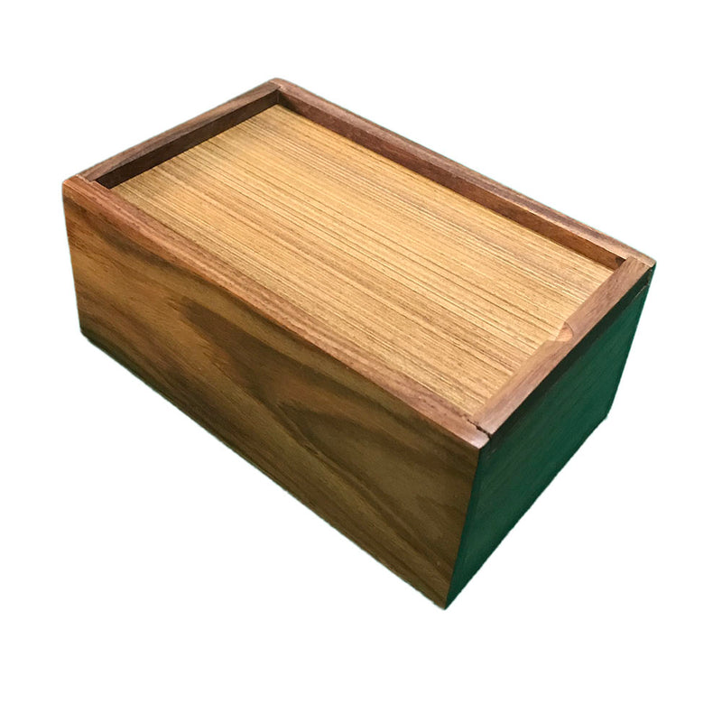 Quality Slide Top Sheesham Wood Chess Box - Small