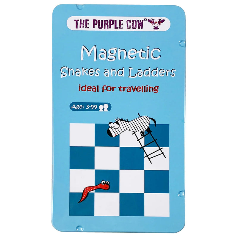 The Purple Cow Snakes & Ladders Magnetic Travel Game