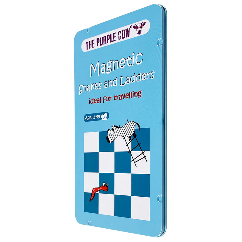 The Purple Cow Snakes & Ladders Magnetic Travel Game