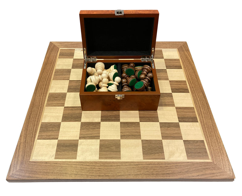 Standard Staunton 3.8 King Wooden Chess Set (Board & Pieces)