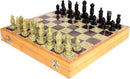Stone Chess Set with Wooden Board Box (12 x 12")