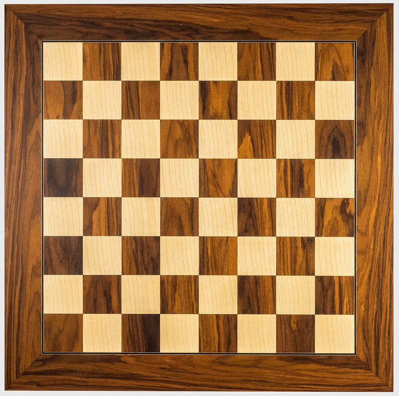 Superior Palisander and Sycamore Chess Board (SUP C)