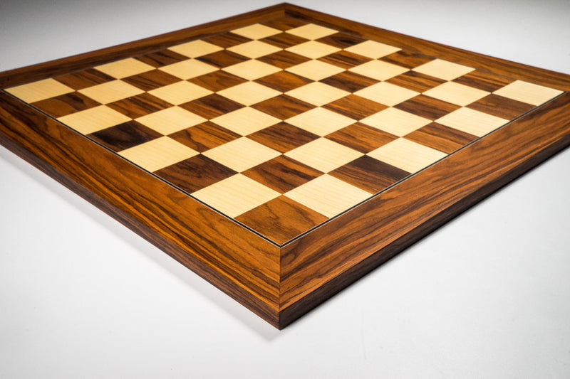 Superior Palisander and Sycamore Chess Board (SUP C)