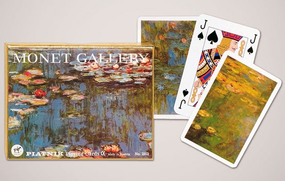 Double Deck Decorative Playing Cards - Monet: Lilies