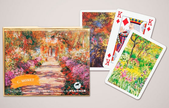 Double Deck Decorative Playing Cards - Monet: Giverny