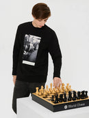 Official World Chess Championship Cabinet Chess Set (Board-Box & Pieces)